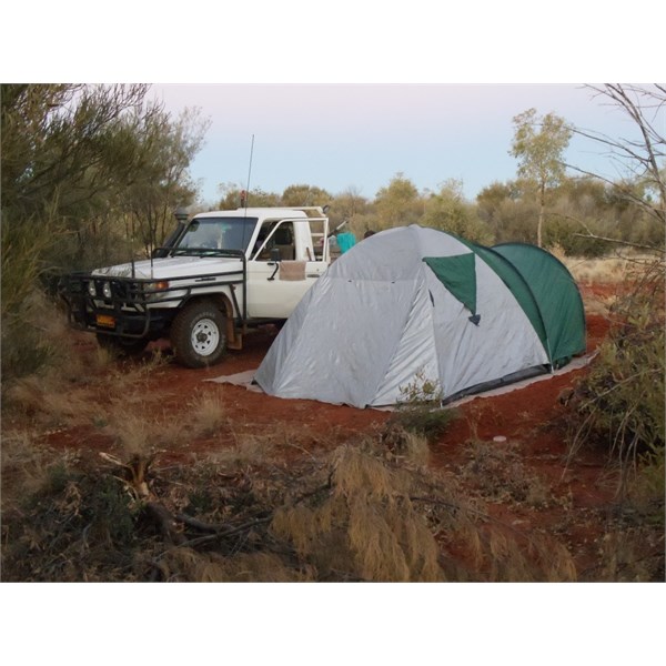 Camp on Sandover Highway, Aug, 2011