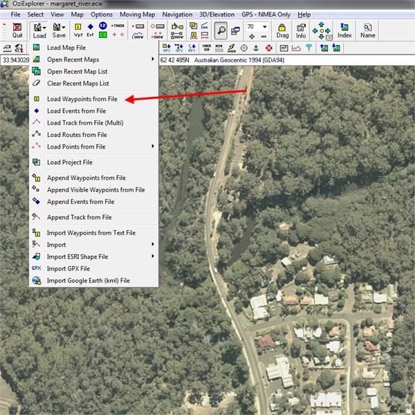 Open Waypoint File