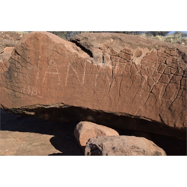 Hann Inscription at Sheridan Rocks