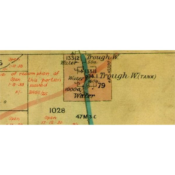 Map of Trough Wells