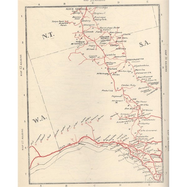 Map of SA 1949-50