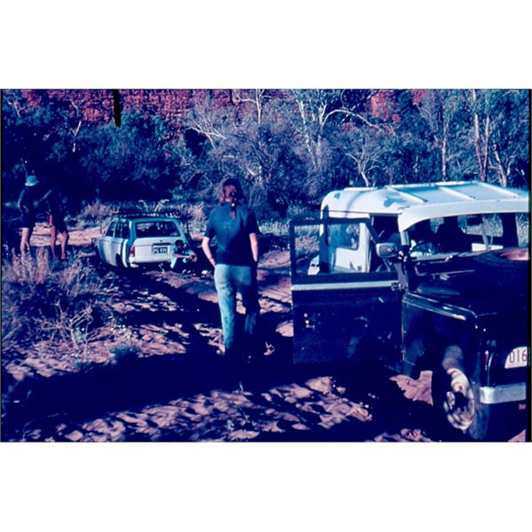 Bogged at Reedys Rockhole near Kings Canyon Nov 1979.  I bought that LandRover the following month