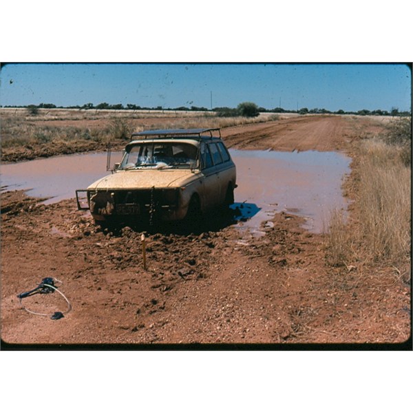 Bogged on the bypass to Mt Isa via Dajarra Oct 1979