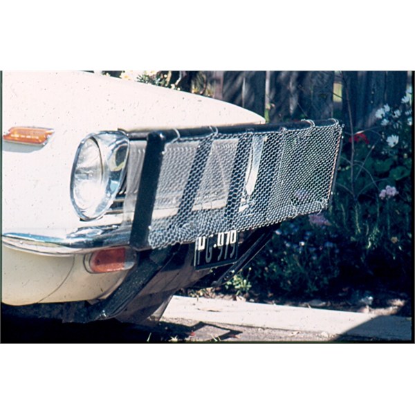 The bullbar I made for the Corolla.  Hit the odd roo and used for hanging two canvas water bags