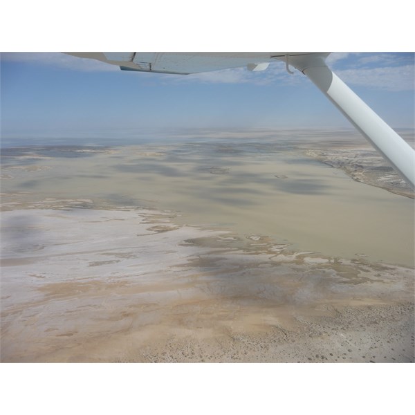 I think this was water flowing into Lake Eyre from the Warburton  2011