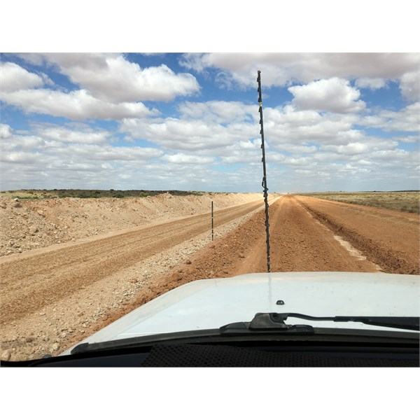 Crossing Berms was only 4wd fun on the whole drive !