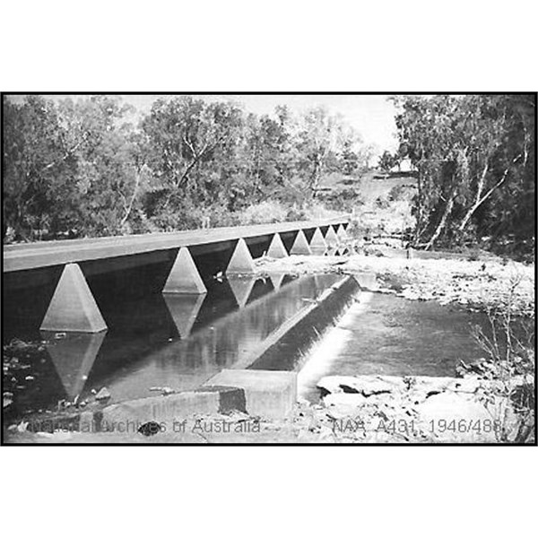 The low level bridge, Katherine 1945
