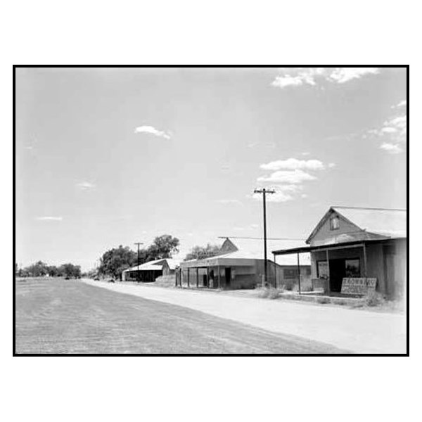 The Stuart Highway through Katherine 1951