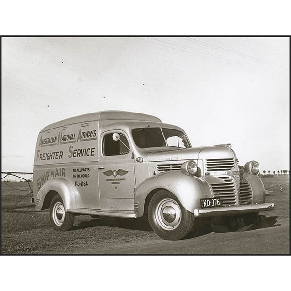 Australian National Airways Freighter Service van, 1946