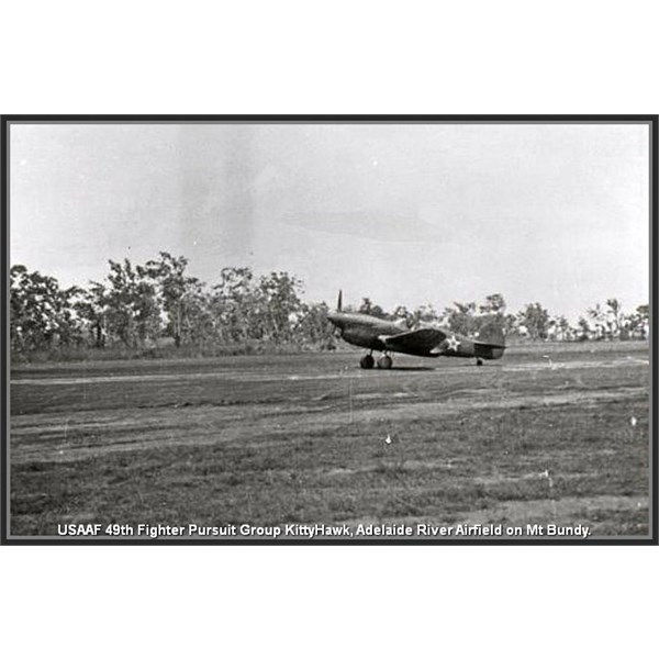 A USAAF P-40 at Adelaide River