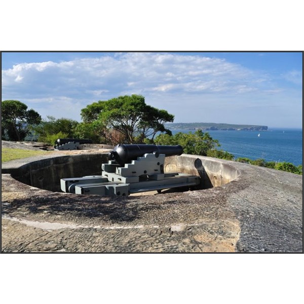Georges Head Battery Cannons