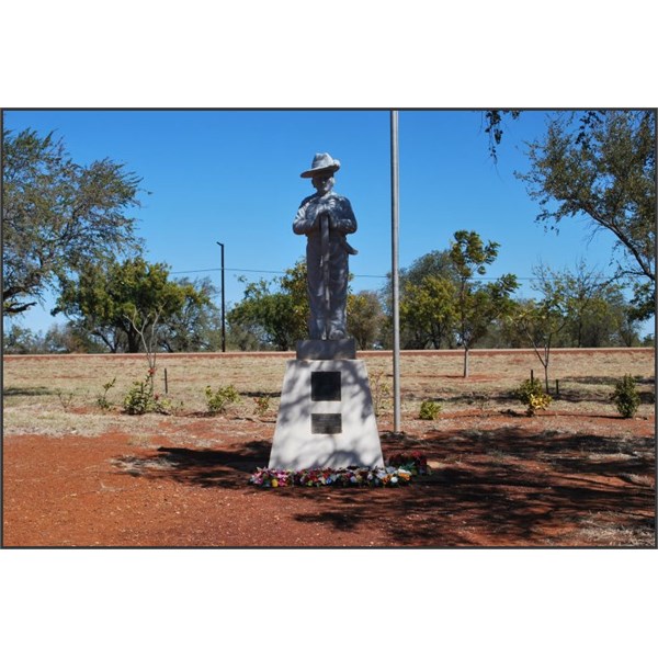 Monument at Elliott Staging Camp