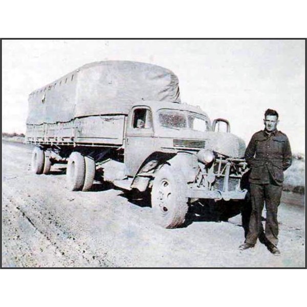 Semi-trailer near Larrimah, 1943