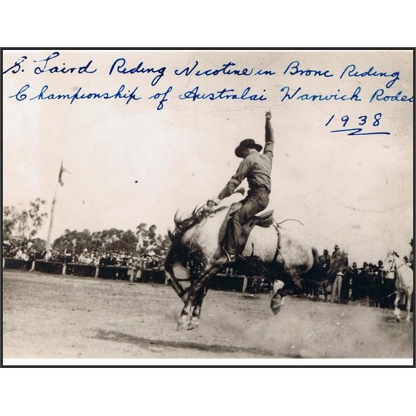 Steve Laird on Nicotine at Warwick 1938