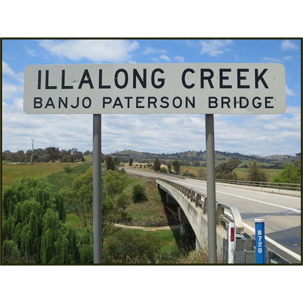 Bridge named after Banjo Paterson near Illalong