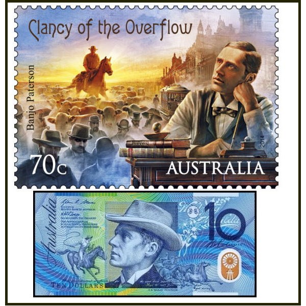 $10 Note and 70c Stamp