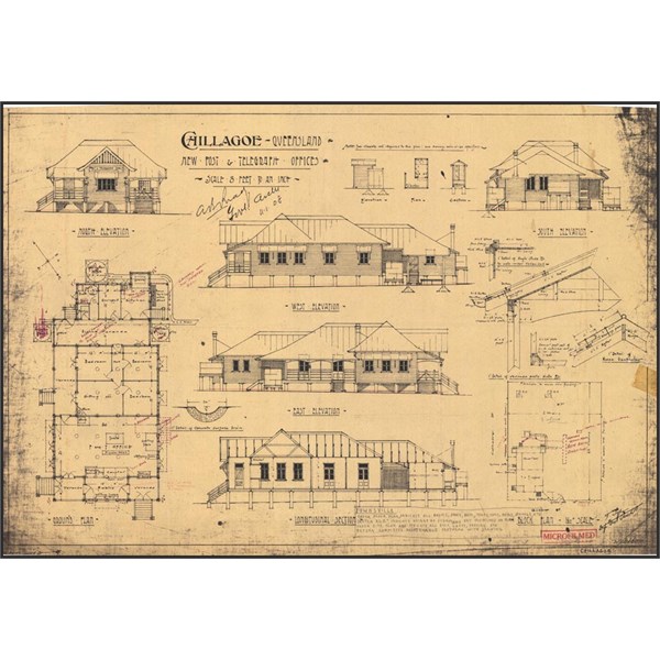 Plan of Chillagoe Post and Telegraph Office