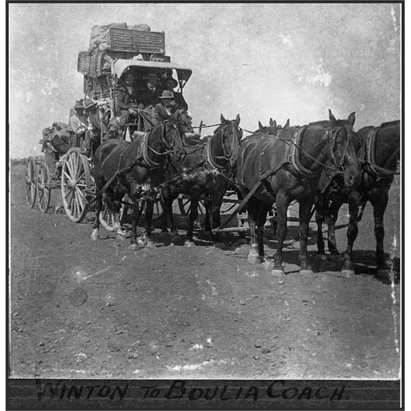 Winton to Boulia mail coach run