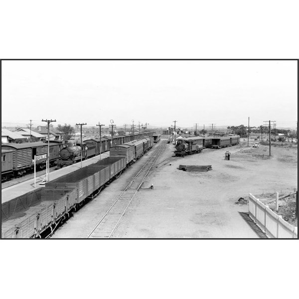 Terowie Railway yard , approx' late 30's 1940's