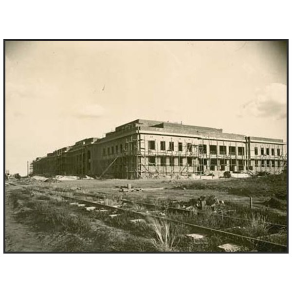 Old Parliament House during construction