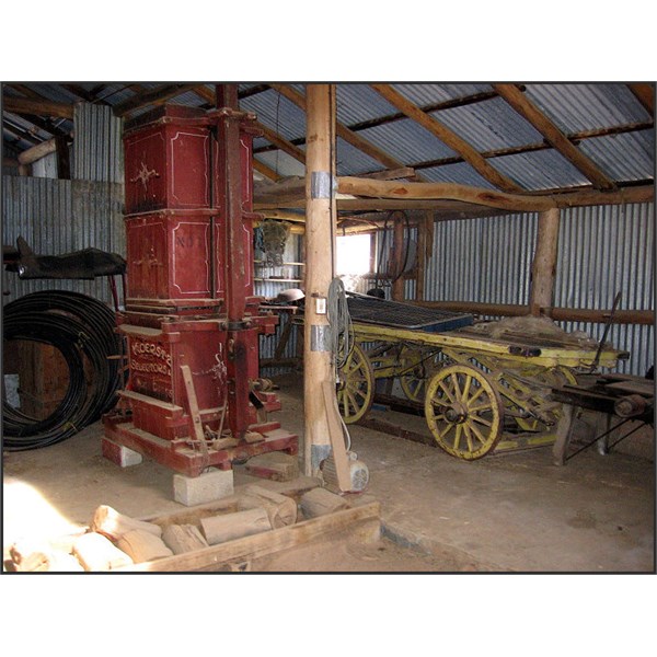 Koerstz wool press at Tumbarumba NSW