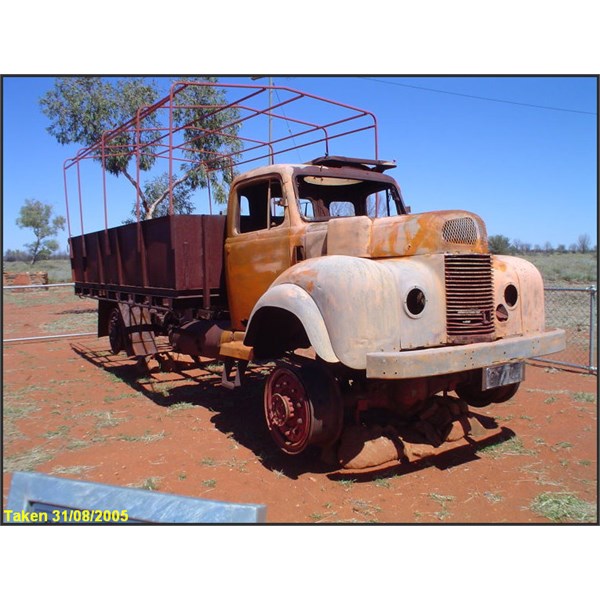 Len Beadell's Commer Ration Truck at kiwirrkurra