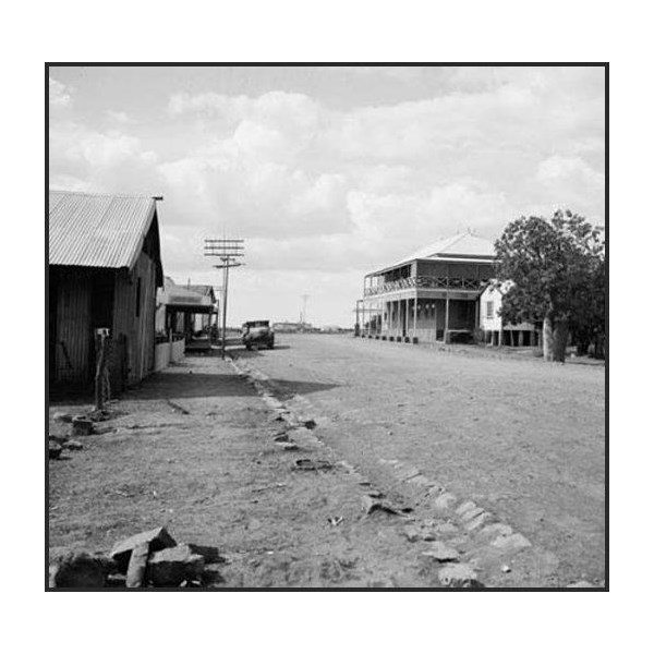 The main street of Wyndham, 1954