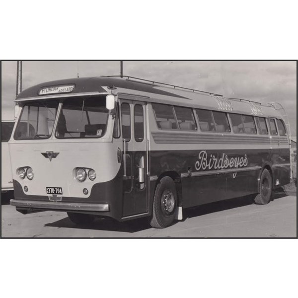1961, an AEC Reliance 470 with Freighter Lawton body