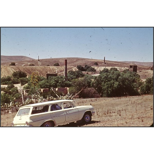 My Dad's 1963 EJ Holden at Burra Mines mid 1960s