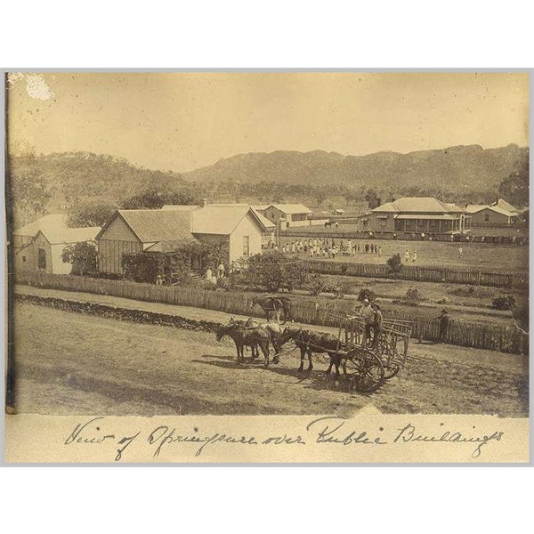 View of Springsure over Public Buildings . 1910
