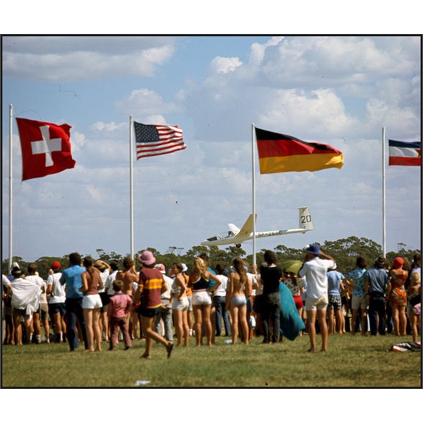 Flags at World Gliding Championships, Waikerie 1974