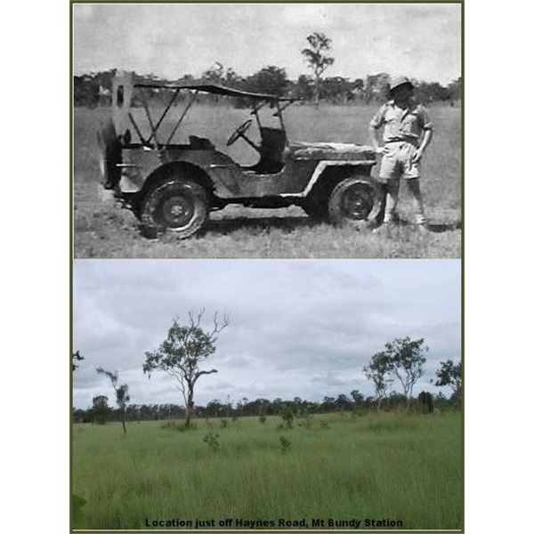 The Jeep on Mt Bundy Station for the Experiment