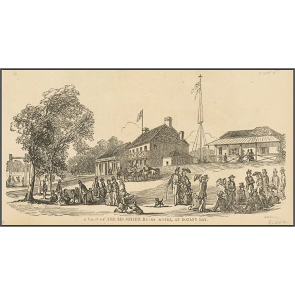 Sir Joseph Banks Hotel, Botany Bay 1857
