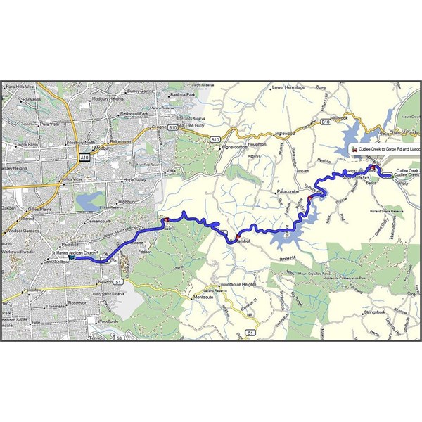 Gorge Road Map