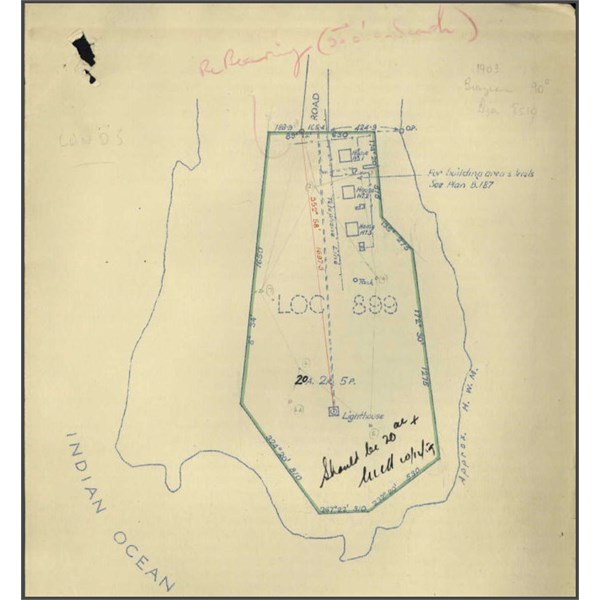 Cape Leeuwin transport lighthouse Plan
