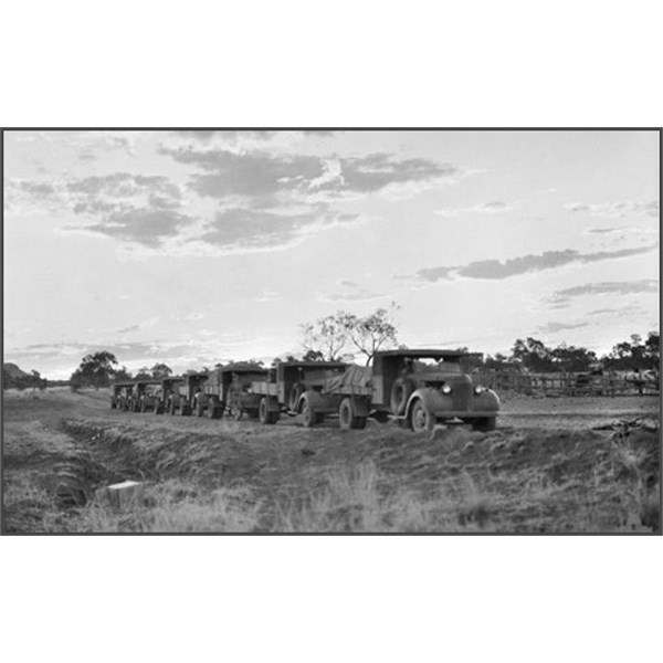 Army Convoy at Barrow Creek