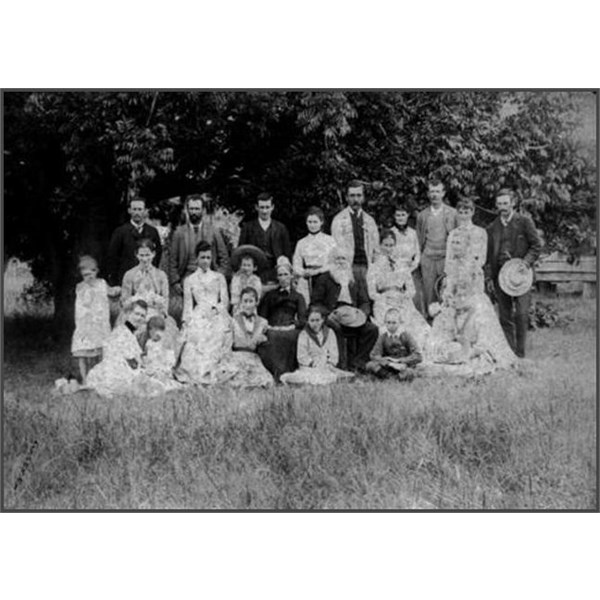 Mr & Mrs C.L McDonald & Family 1890