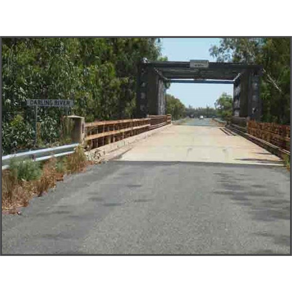 Darling river crossing near Pooncarie