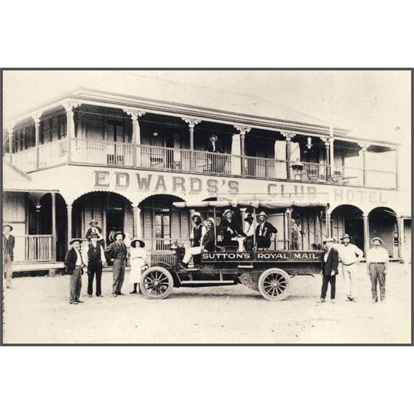 Sutton's Royal Mail van, Isisford, 1910