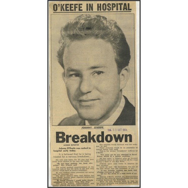 J.O.K in Hospital 1964
