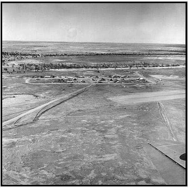 Aerial view of Birdsville 1966