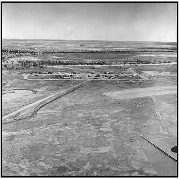 Aerial view of Birdsville 1966