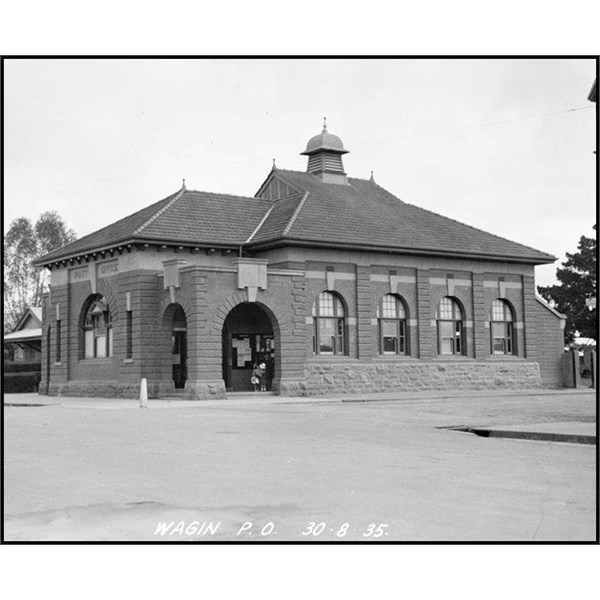 Wagin Post Office & Exchange 1935