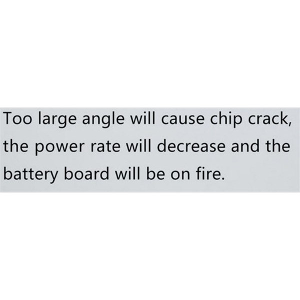 Warning* "On Fire" *may* result in power rate decrease