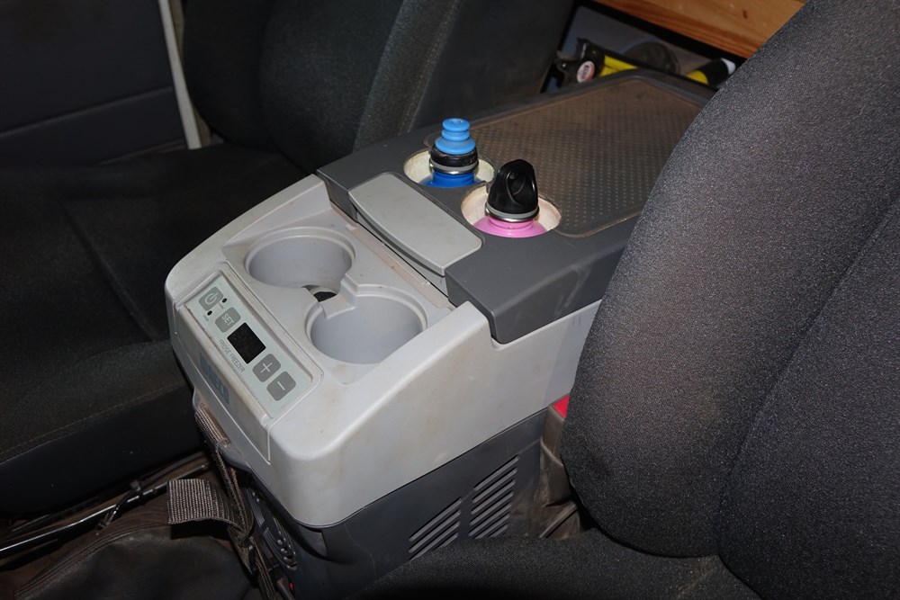 engel console fridge