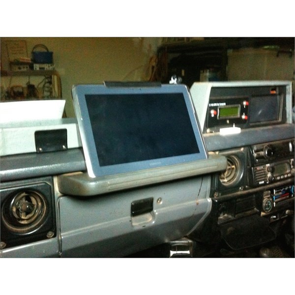 Troopy tablet mount.