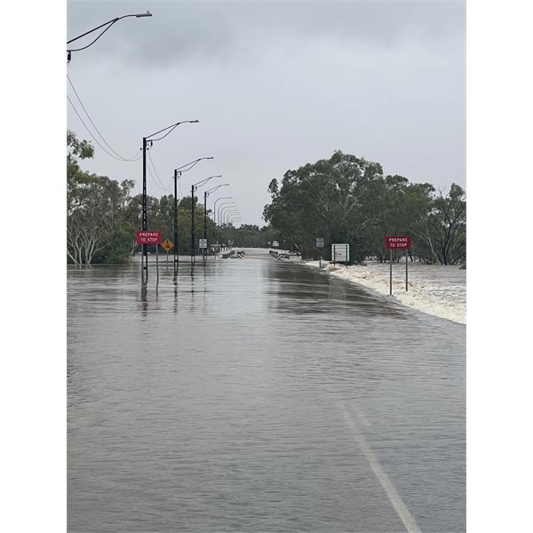 Fitzroy Xing Flooding, 3rd Jan 2023