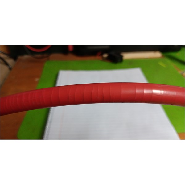 Cracked hot hose