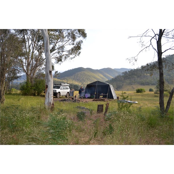 Camp at Wonnangatta