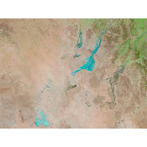 Floodwaters Sat. Image 